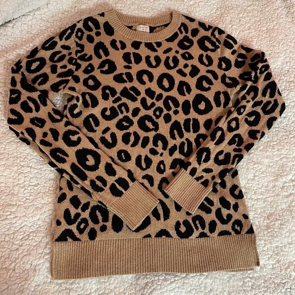 A New Day Cheetah Print Sweater